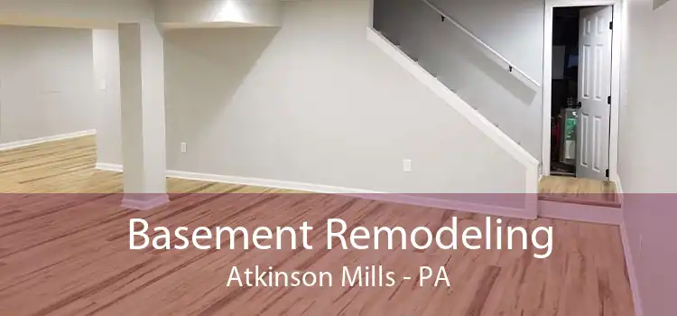 Basement Remodeling Atkinson Mills - PA