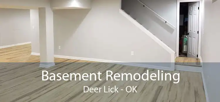 Basement Remodeling Deer Lick - OK