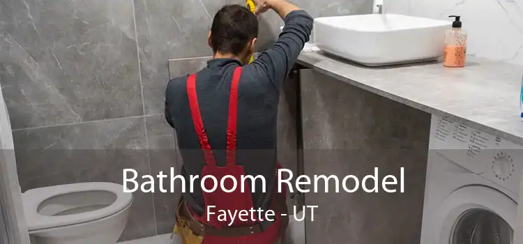 Bathroom Remodel Fayette - UT