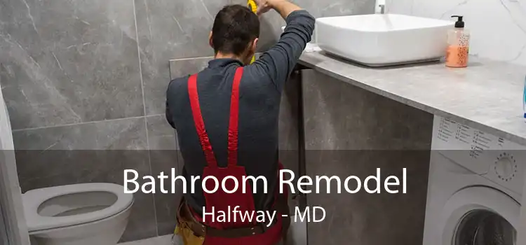 Bathroom Remodel Halfway - MD