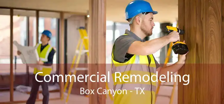 Commercial Remodeling Box Canyon - TX