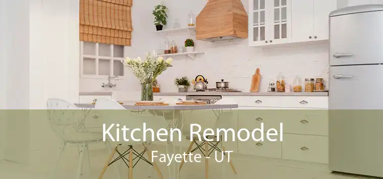 Kitchen Remodel Fayette - UT