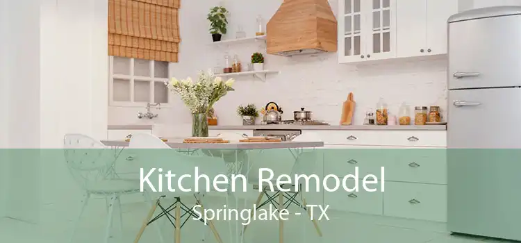 Kitchen Remodel Springlake - TX