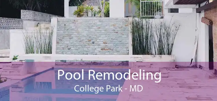 Pool Remodeling College Park - MD