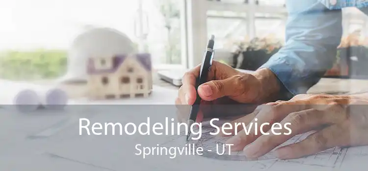 Remodeling Services Springville - UT
